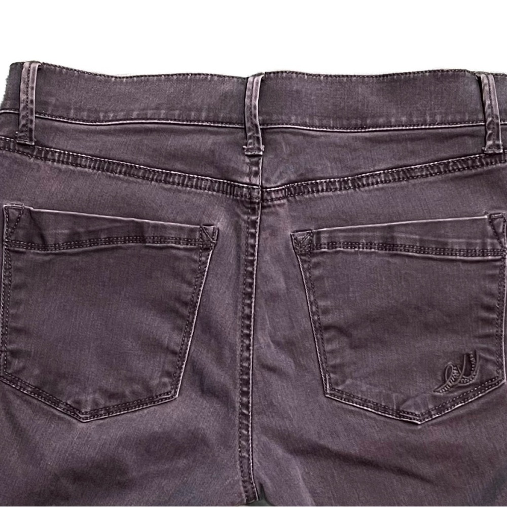 Express Gray Moto Crop Jeans Size 4 - Picture 6 of 6